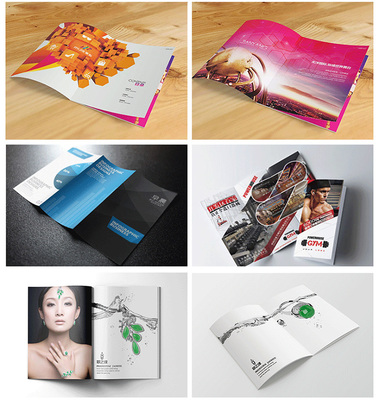平面设计广告宣传册画册产品包装设计单折页海报易拉宝设计制作睿